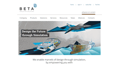 Desktop Screenshot of beta-cae.com
